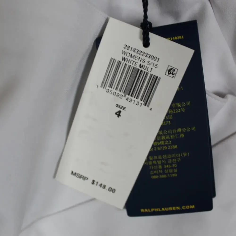 Polo Golf Ralph Lauren Golf Skirt Womens 4 White Performance Stretch Skort